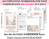 Done-for-you 'Overcome People Pleasing' Masterclass, Script and Workbook