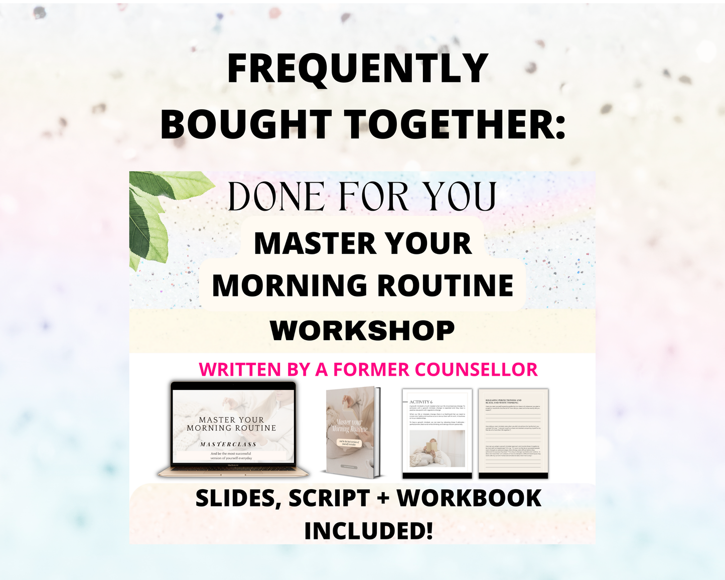 High-Converting Sales Page for Master your Morning Routine masterclass