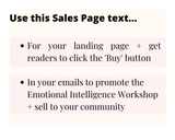 High-Converting Sales Page for 'Emotional Intelligence' Workshop