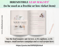 Done-for-you lead generation for coaches : Self-care Edition (lead magnet, email nurture campaign, opt-in text, IG scripts, IG reels and IG images included)