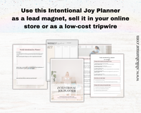Intentional Joy Planner (ready to sell or use with clients)