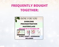 High-converting Sales Page for 'Overcome Procrastination' Masterclass