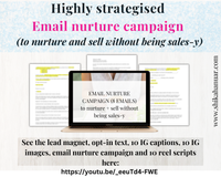 Done for you Content Marketing for Coaches : Positive Self-Talk edition (Lead magnet, Email campaign, IG captions, IG reel scripts, IG images included)