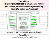 Sales Copywriting for 'Self-Esteem for Success' Masterclass (written-to-convert sales page, email funnel and lead magnet included)