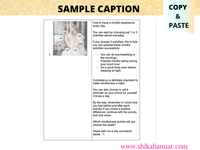 30 Mindfulness done-for-you Instagram posts and captions (authority-building)