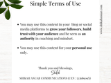 30 Mindfulness done-for-you Instagram posts and captions (authority-building)