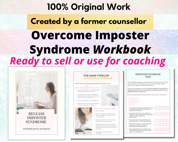 Done for you Overcome Imposter Syndrome Workbook