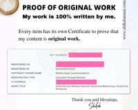 Done for you Overcome Imposter Syndrome Workbook