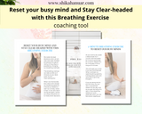 Healthy Ways to Deal with Stress Workbook (ready to sell + use with clients)