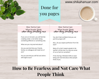 Overcome Your Fear Workbook (ready to sell + use with clients)