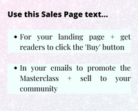 High-Converting Sales Page for Achieve Your Goals, Finally masterclass