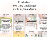 21-Day Self Care Challenge for Insta Stories
