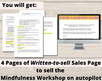 High-Converting Sales Page for Mindfulness Workshop