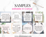 97 Instagram Posts + Captions for Life Coaches: Editable in Canva