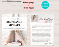 Abundance Mindset Workbook (ready to sell or use with clients)