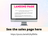 High-Converting Sales Page for Release Imposter Syndrome masterclass