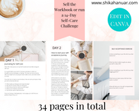 14-Day Self Care Challenge + Workbook (ready to sell or use as powerful lead magnet)