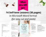 Done-for-you 14-Day Self-love Course (ready to launch and sell)