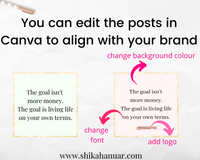60 Goal-Setting Instagram Posts (for life coaches)