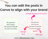 60 Goal-Setting Instagram Posts (for life coaches)
