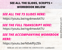 Done-for-you 'Achieve Your Goals' Masterclass, Script and Workbook