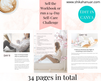 14-Day Self Care Challenge + Workbook (ready to sell or use as powerful lead magnet)