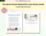 Healthy Ways to Deal with Stress Workbook (ready to sell + use with clients)